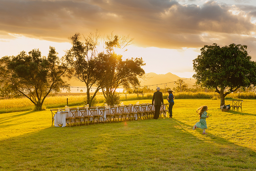 country rustic wedding qld