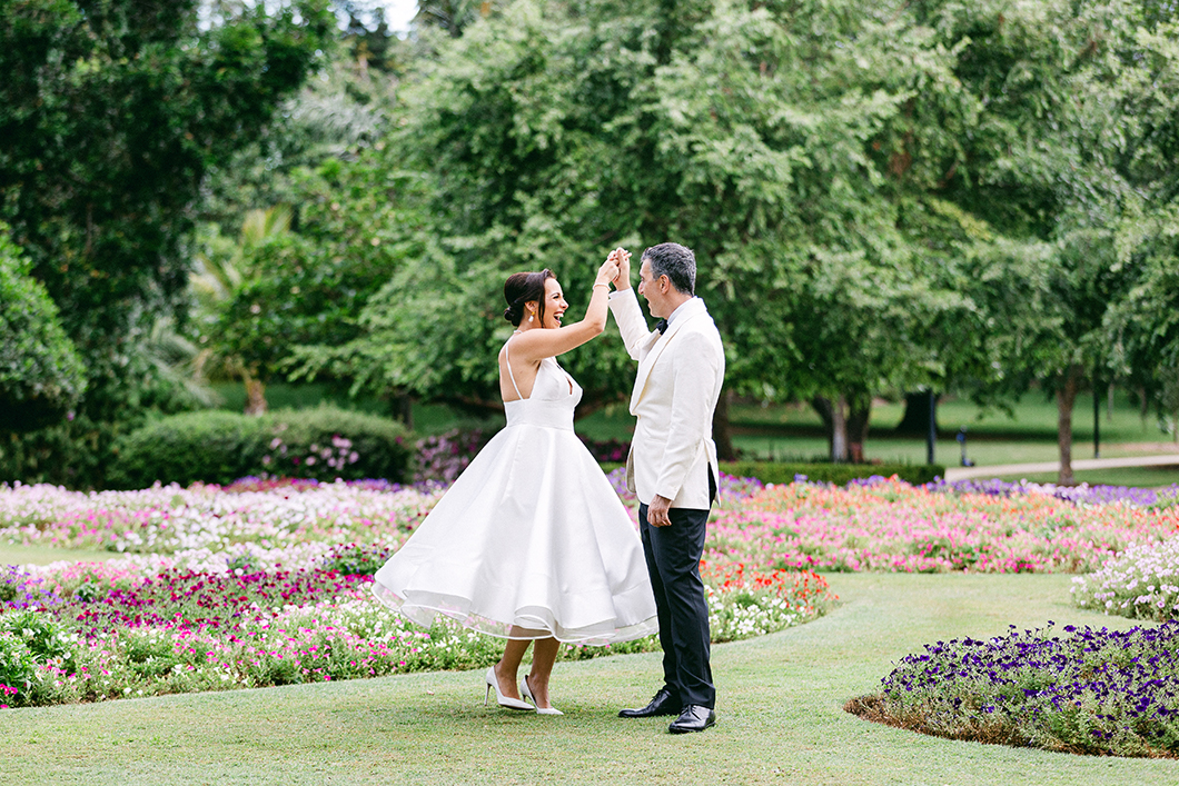 Brisbane City Botanical Gardens Wedding Photography 