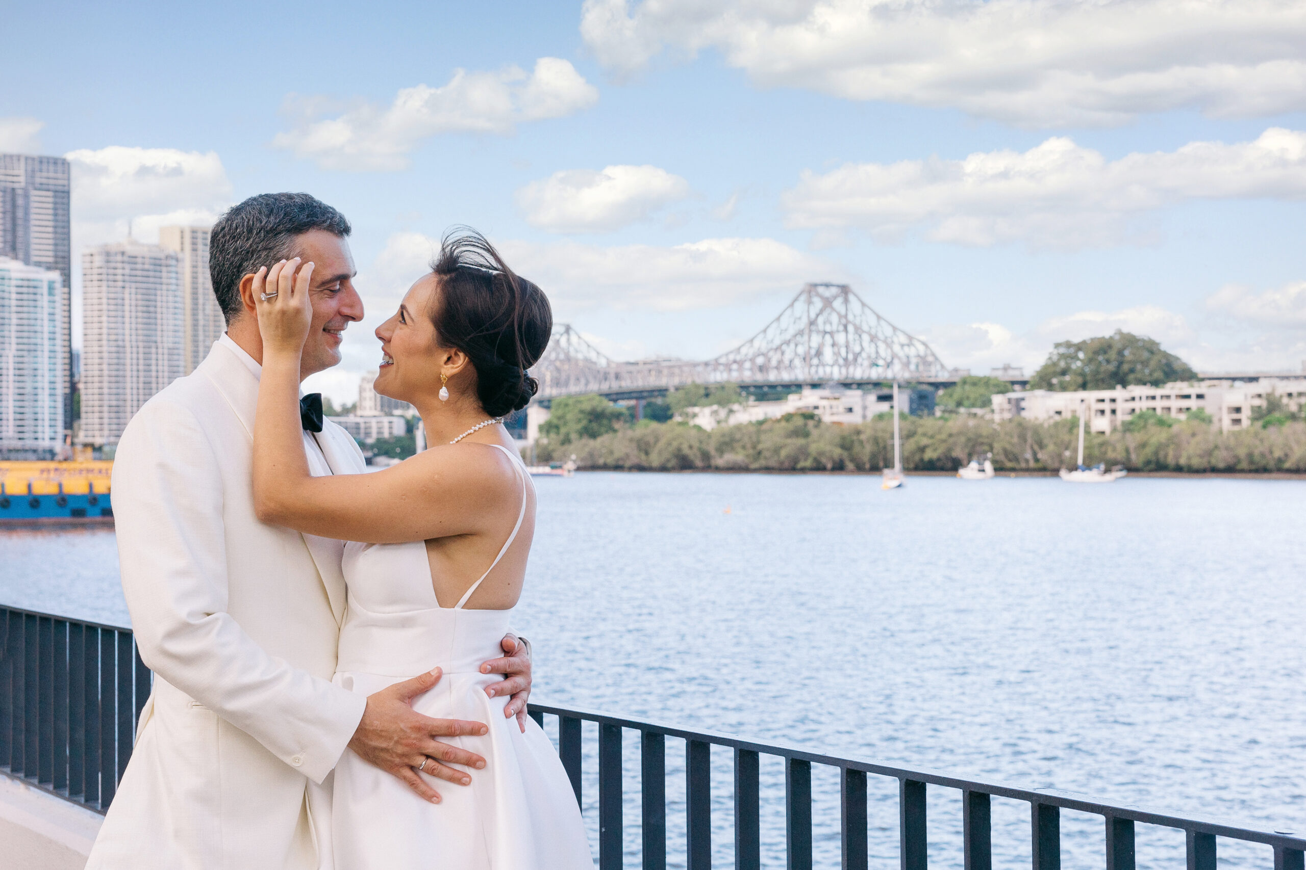 Brisbane City Story Bridge Wedding Photography