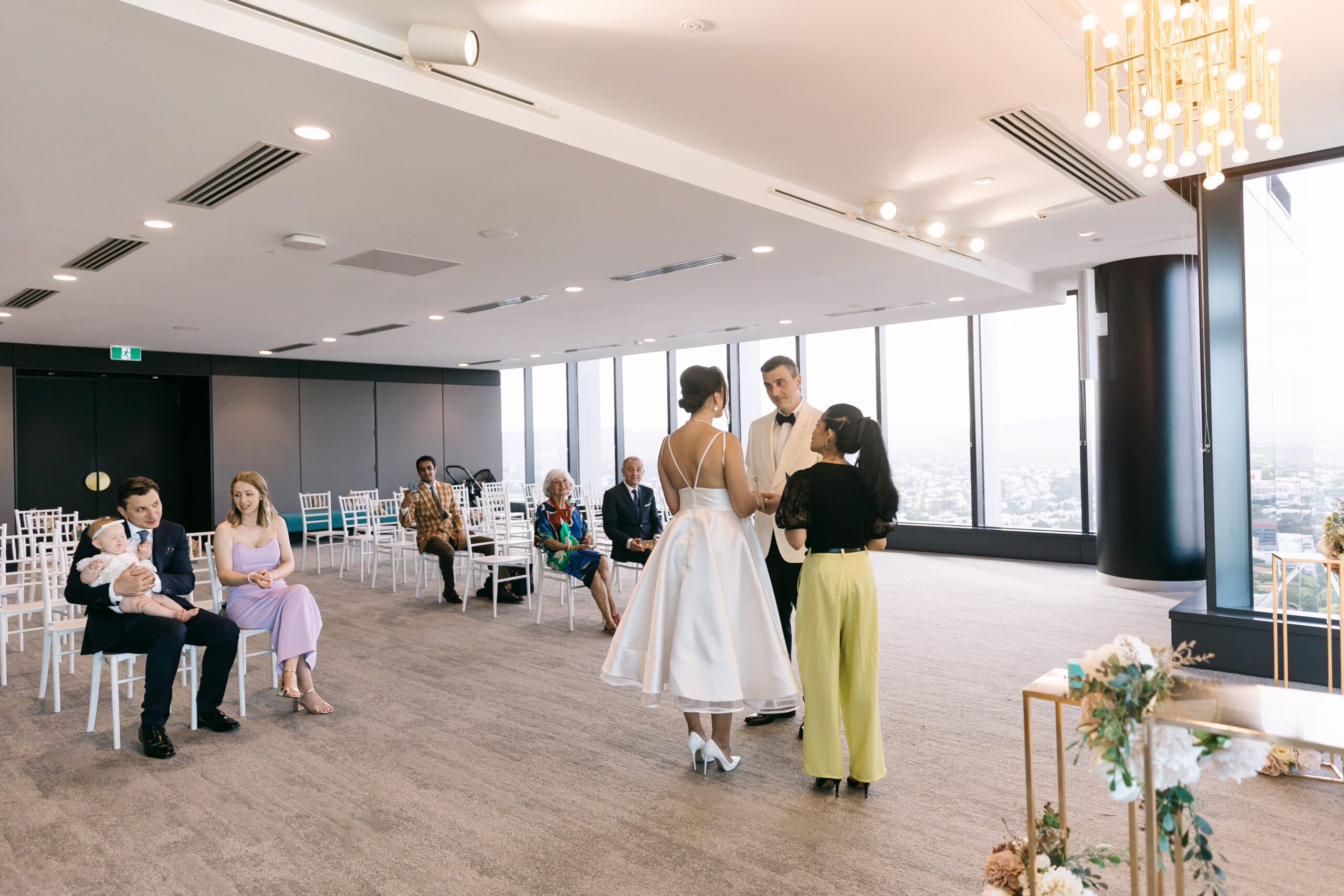 Brisbane Registry Office Photography Bride Groom Ceremony Room